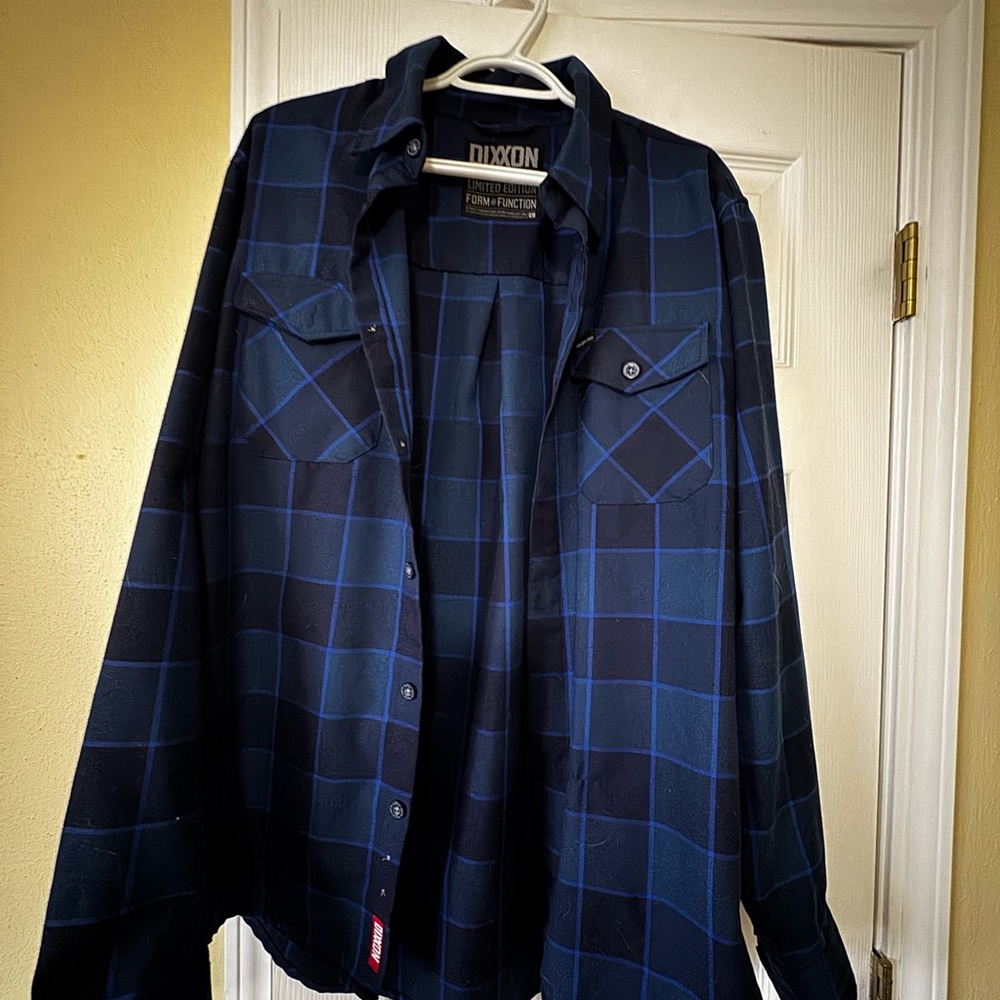 Dixxon Blue Plaid Shirt